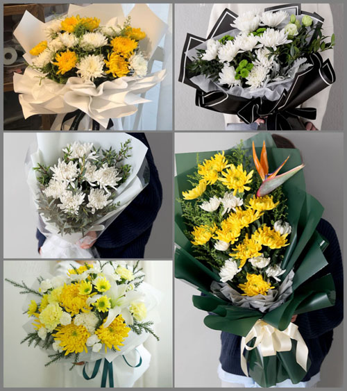 浙江省台州玉环县海山乡白事花束代送